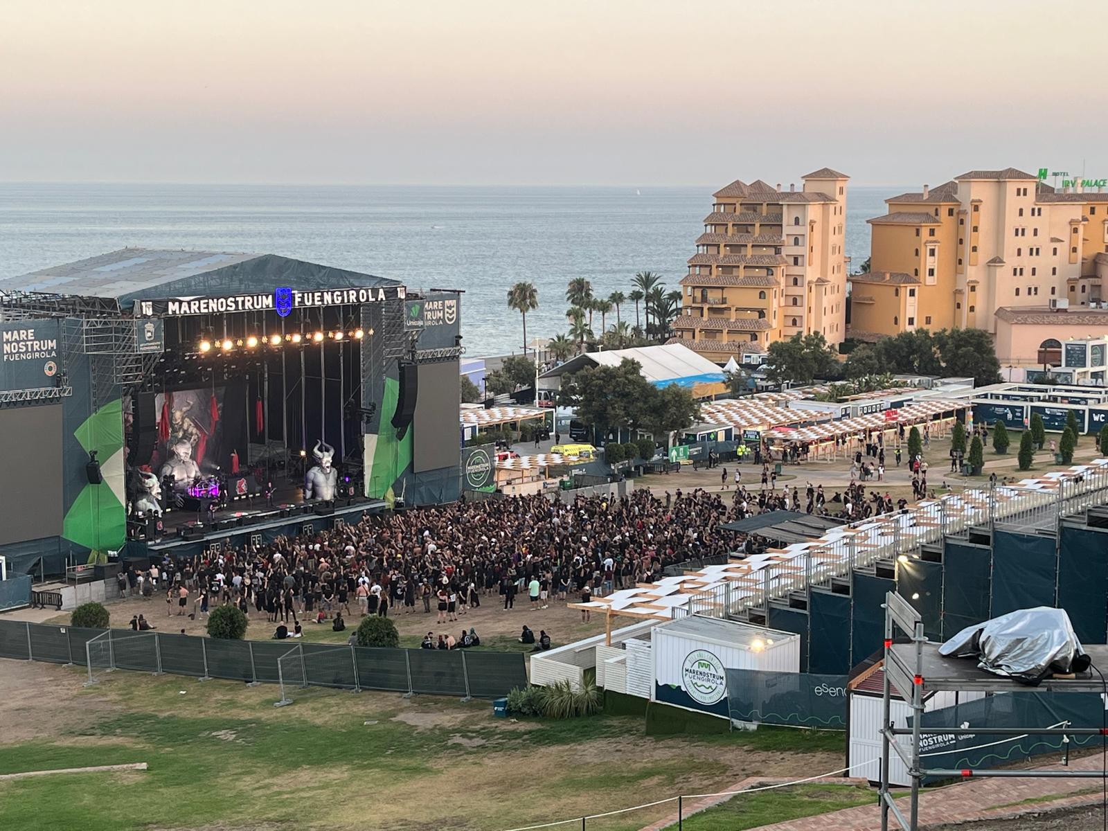 Kreator, en una vista panorámica del Sun and Thunder 2025