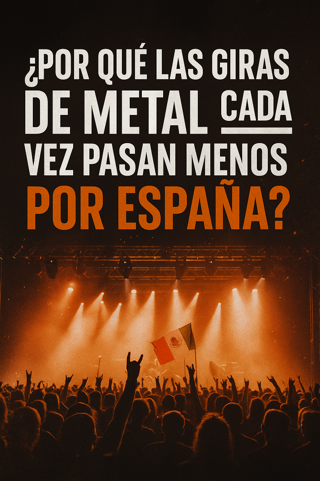 Cada vez menos giras de metal pasan por España