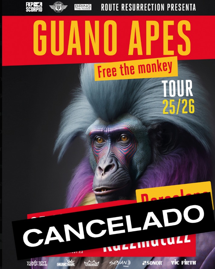 Guano Apes cancelado en Barcelona