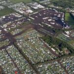 Wacken, a vista de helicóptero