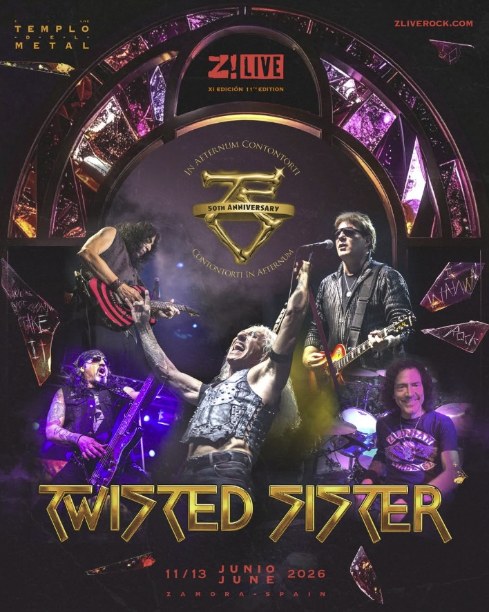 Twisted Sister, cabezas de cartel en el Z! Live 2026