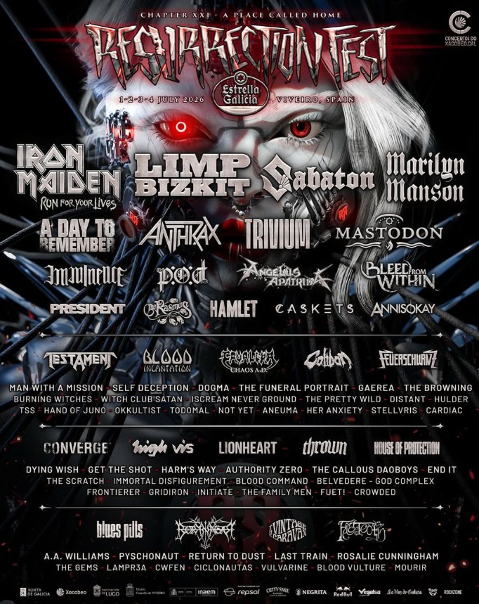 Cartel completo Resurrection Fest 2026