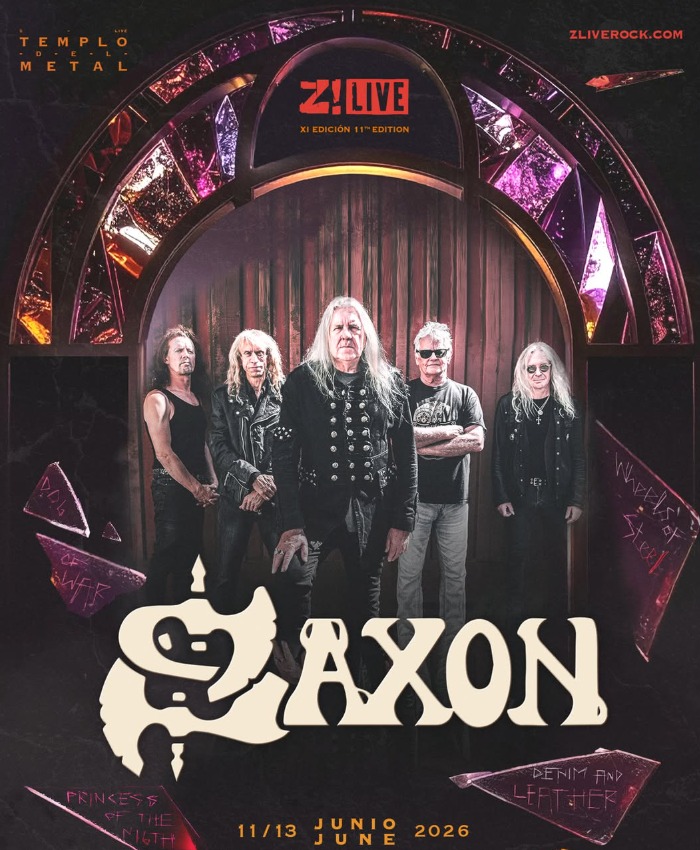 Saxon, al Z! Live 2026 de Zamora