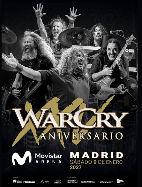 Warcry estarán en Madrid en enero de 2027