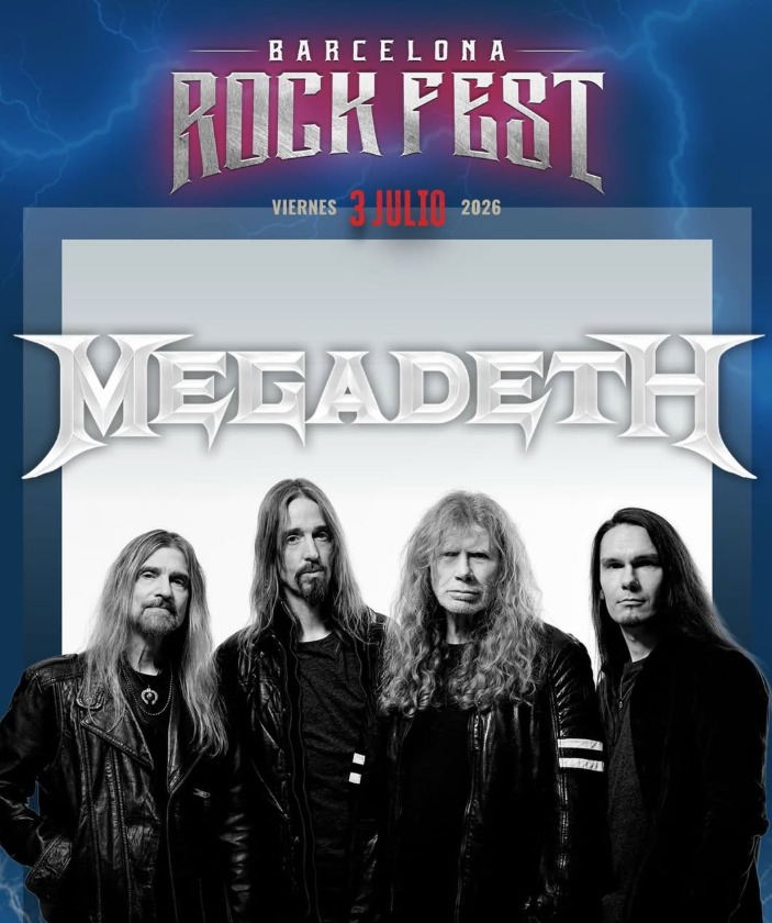 Megadeth, al Barcelona Rock Fest 2026