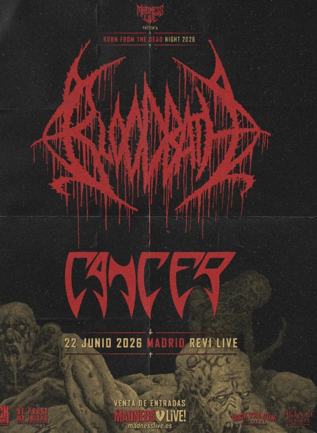 Bloodbath, Cancer, Madrid, junio 2026