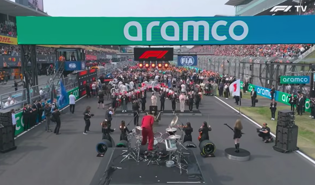 Yoshiki F1 Japan Suzuka
