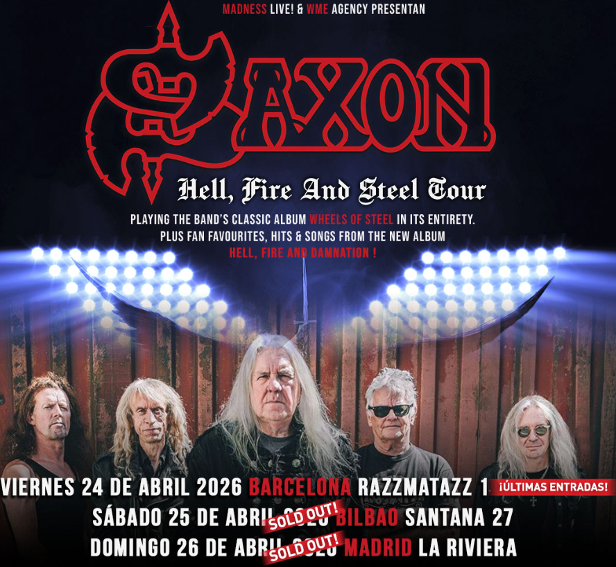 Saxon Sold Out Madrid