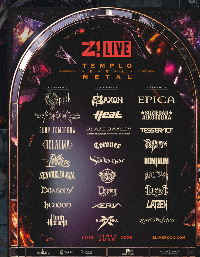 Cartel actualizado Z! Live 2026