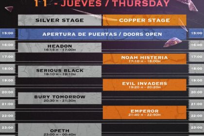 Horarios Z! Live 2026 Jueves