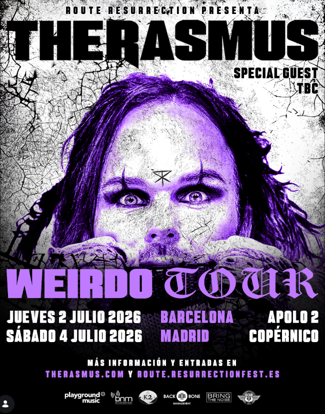 The Rasmus Barcelona Madrid 2026