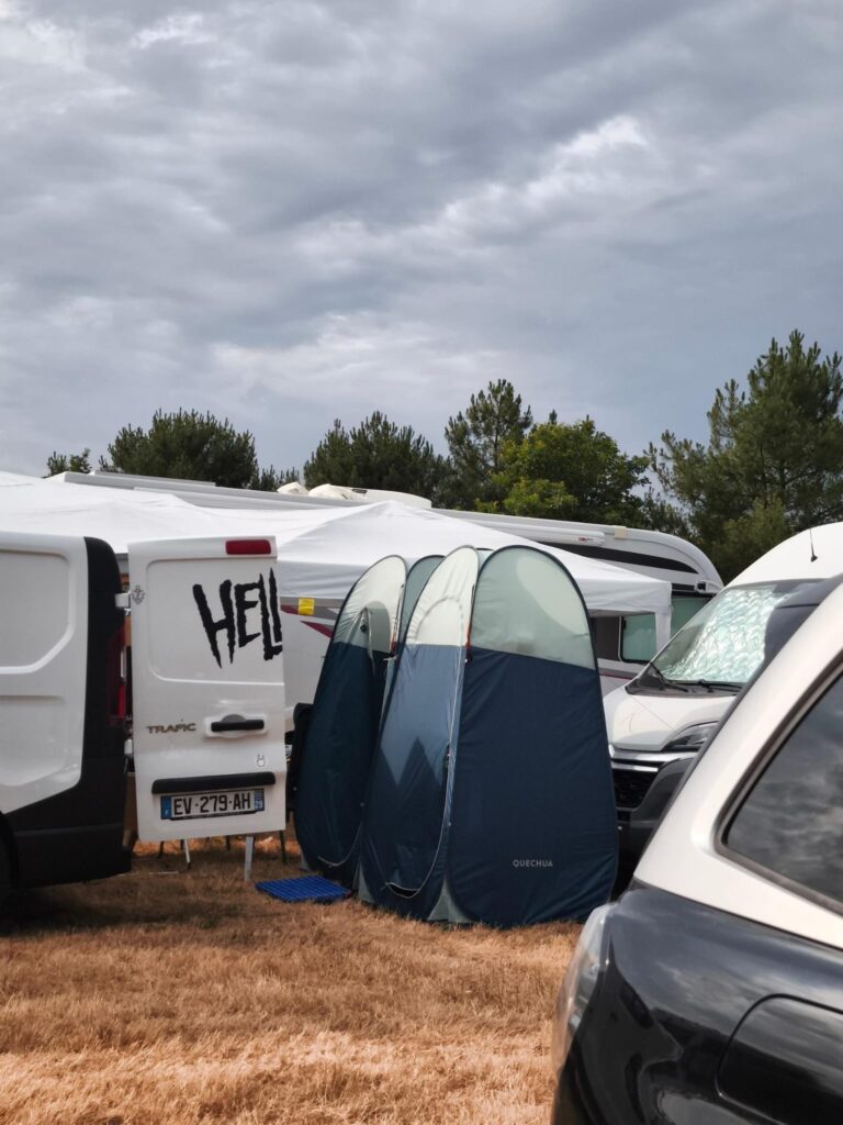 Ducha portátil Hellfest