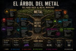árbol Géneros rock y metal