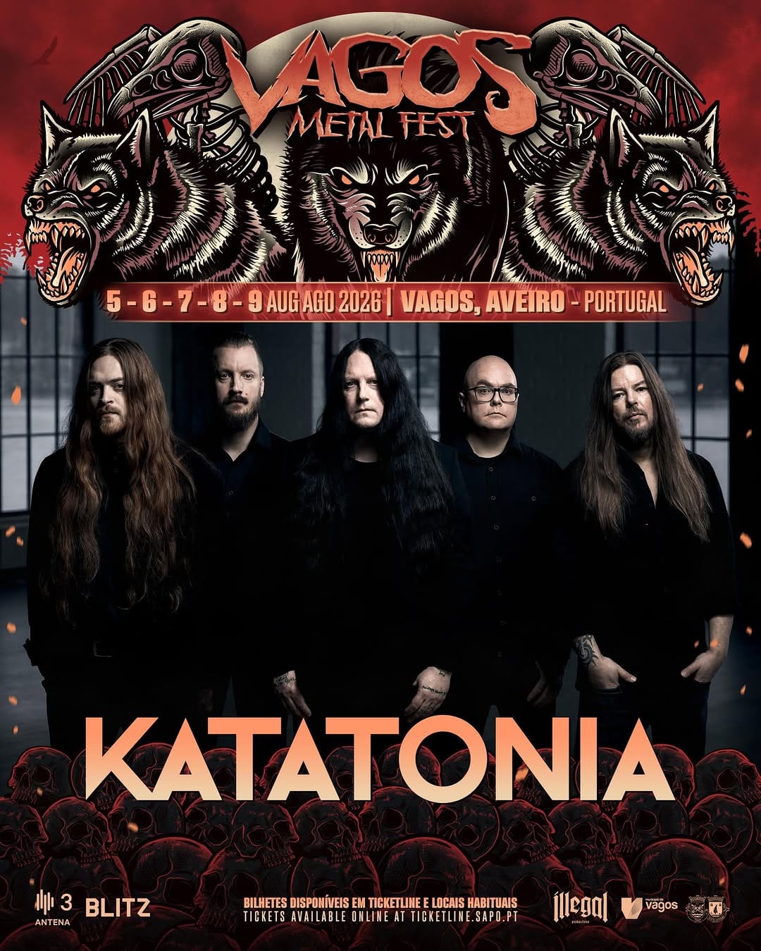 Katatonia, al Vagos Metal Fest 2026