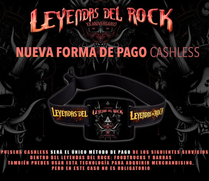 Cashless Leyendas del Rock