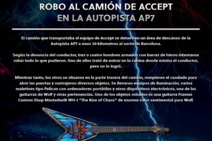 Robo camión Accept en Barcelona