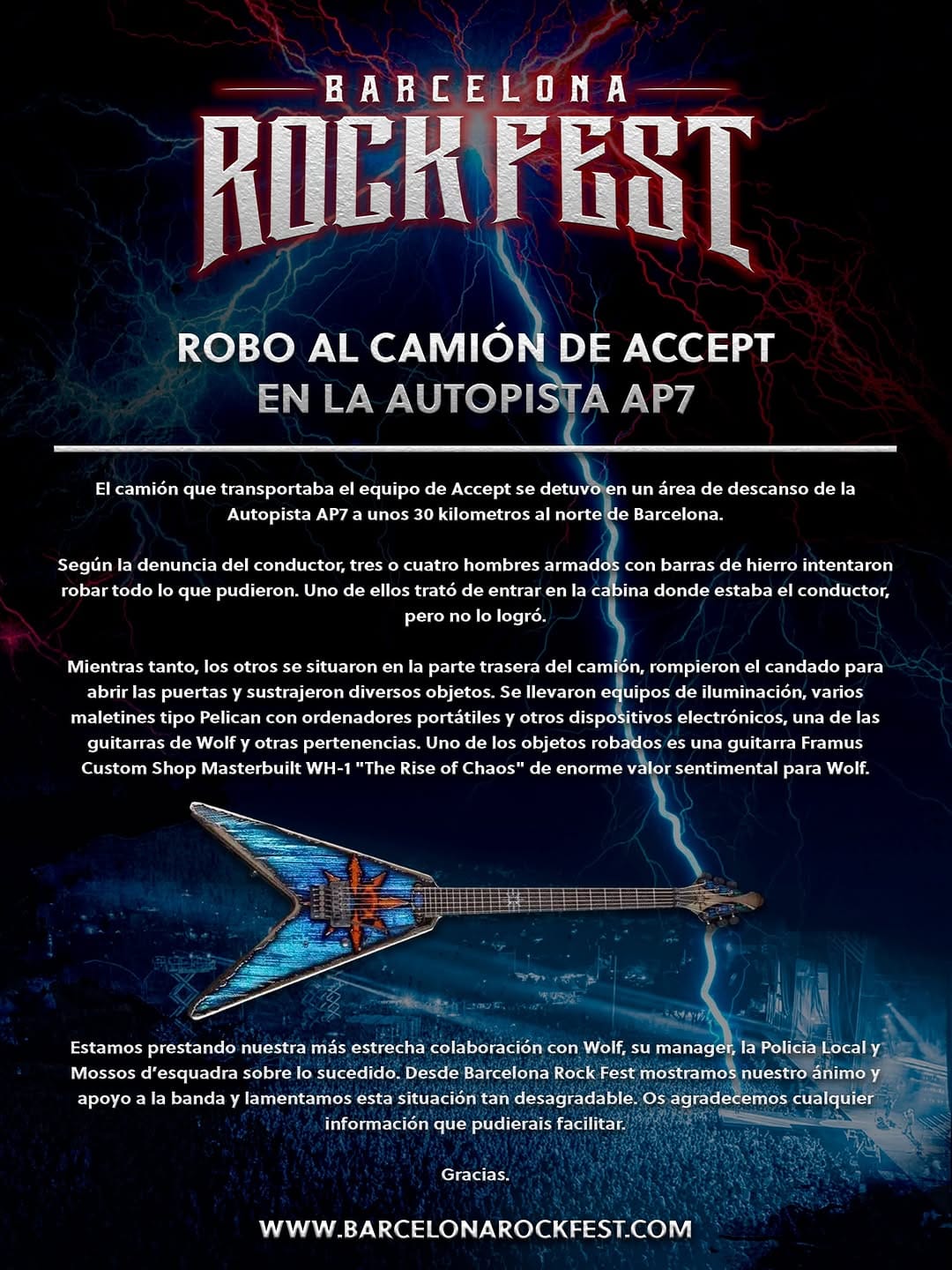 Robo camión Accept en Barcelona