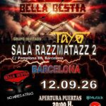 Bella Bestia estarán en Barcelona y Zaragoza el próximo mes de septiembre