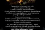 Comunicado en redes sociales de Robe sobre Live Nation e Iñaki Uoho