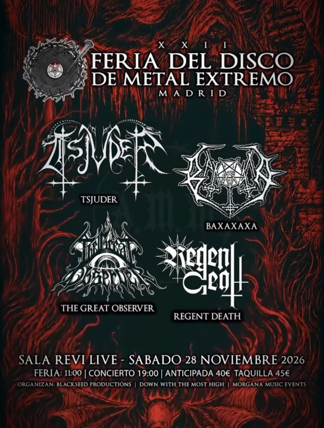 Feria del disco de metal extremo 2026