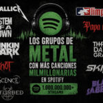 Grupos metal mil millones reproducciones Spotify