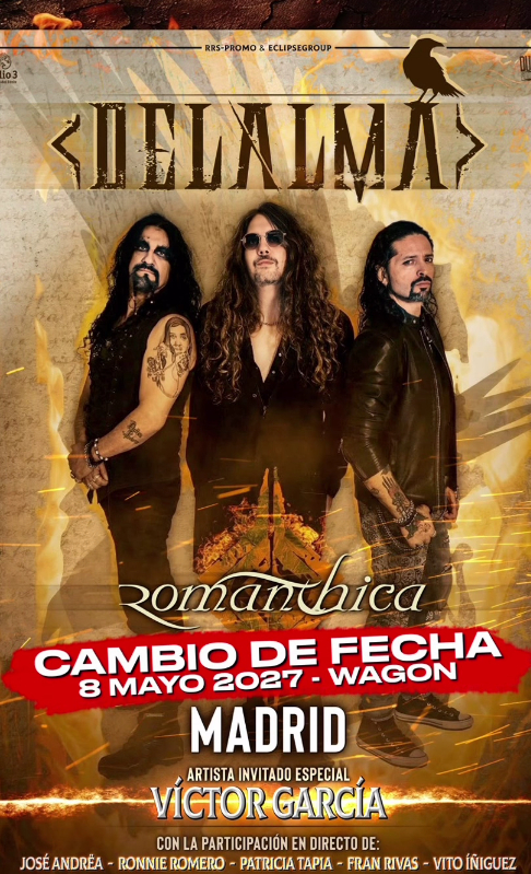 DelAlma, concierto aplazado a mayo de 2027 en Madrid