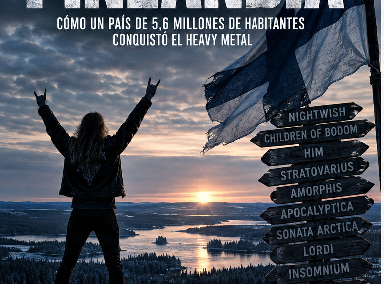 Finlandia país más heavy metal