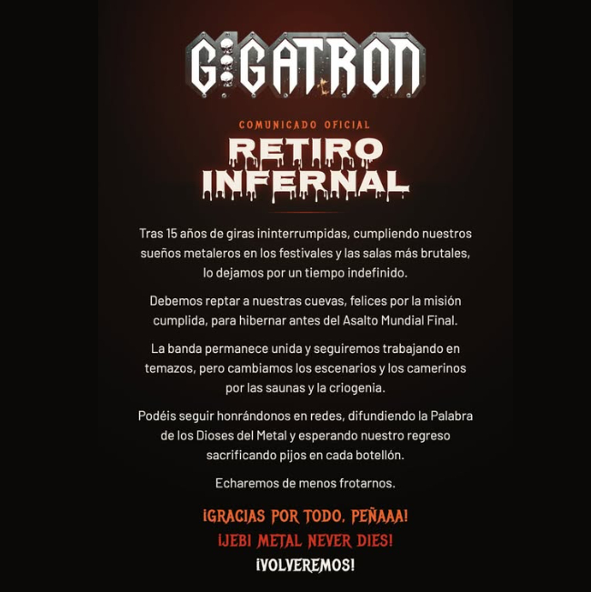 gigatron se retira