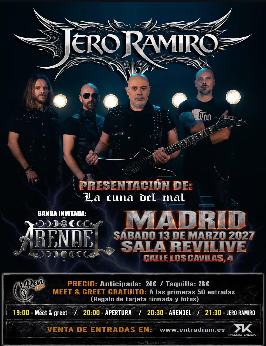 Concierto de Jero Ramiro en Madrid
