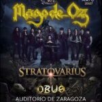 Mago de Oz, Stratovarius y Obús, en Zaragoza en 2027