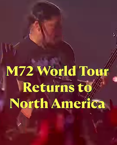Metallica M72 en Norteamérica