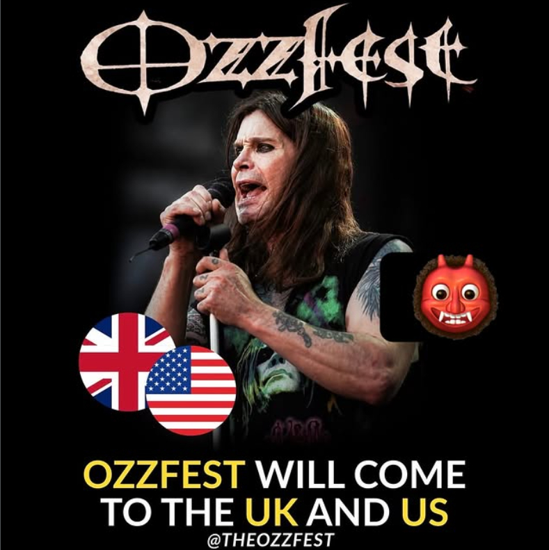 Ozzfest, en Reino Unido y Estados Unidos