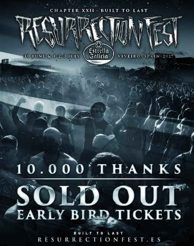 Resurrection Fest sold out early bird 10.000 entradas