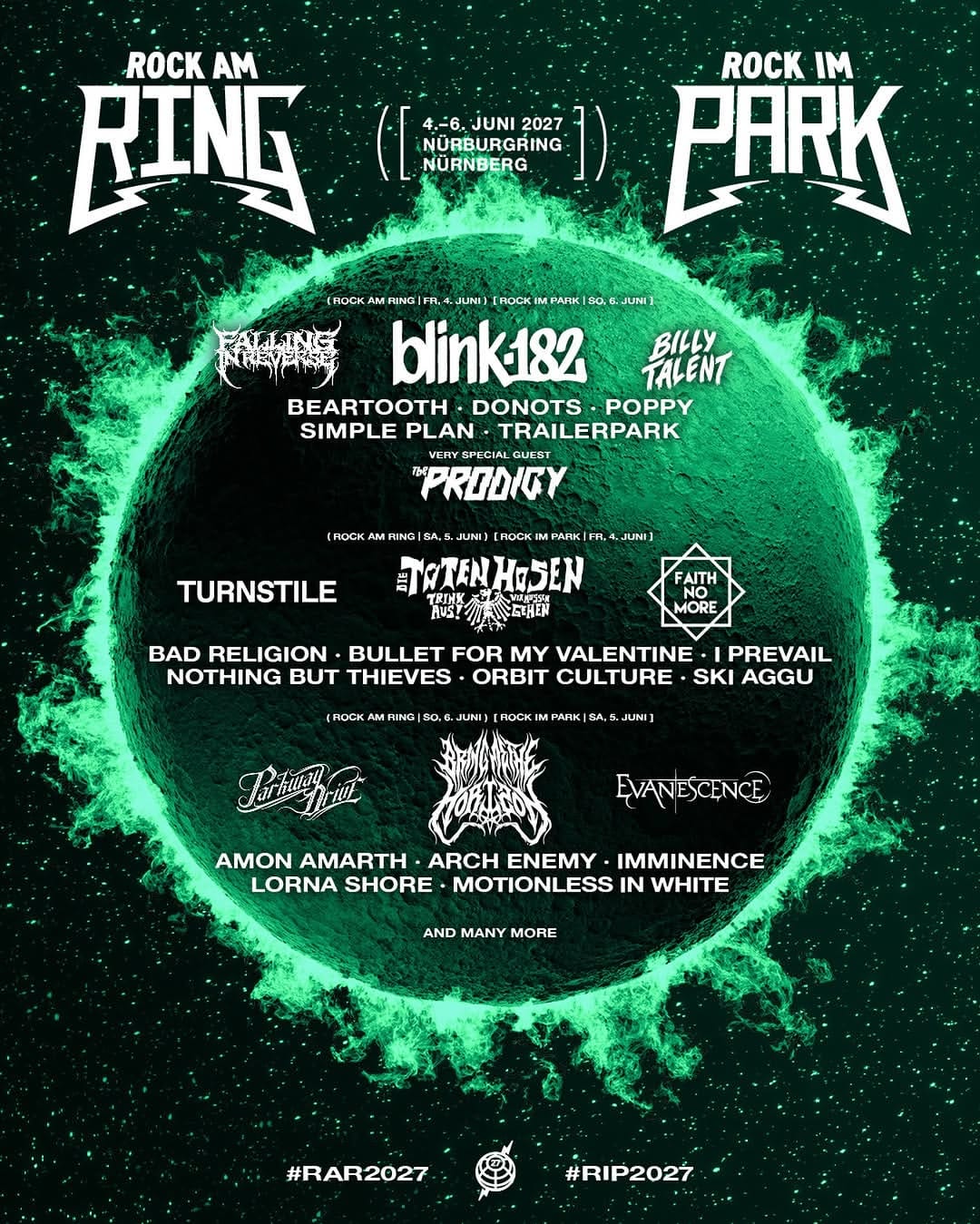 Rock in Park Rock am Ring 2027 cartel conjunto