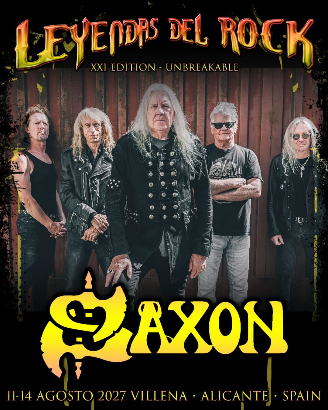 Saxon, cabeza del Leyendas del Rock 2027