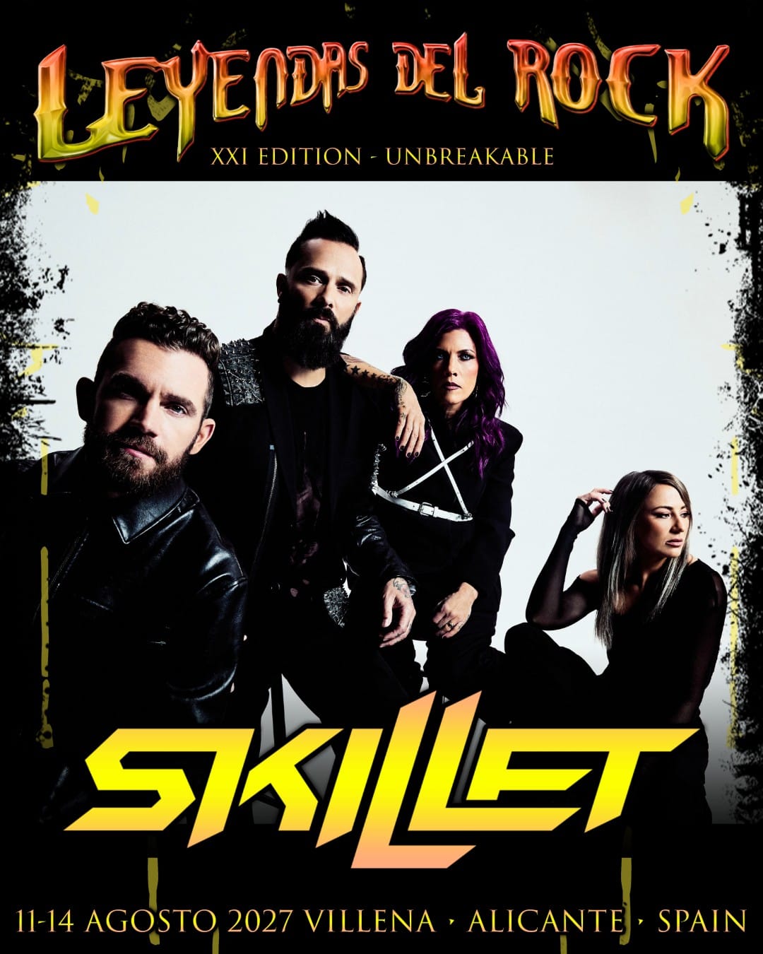 Skillet Leyendas del Rock 2027