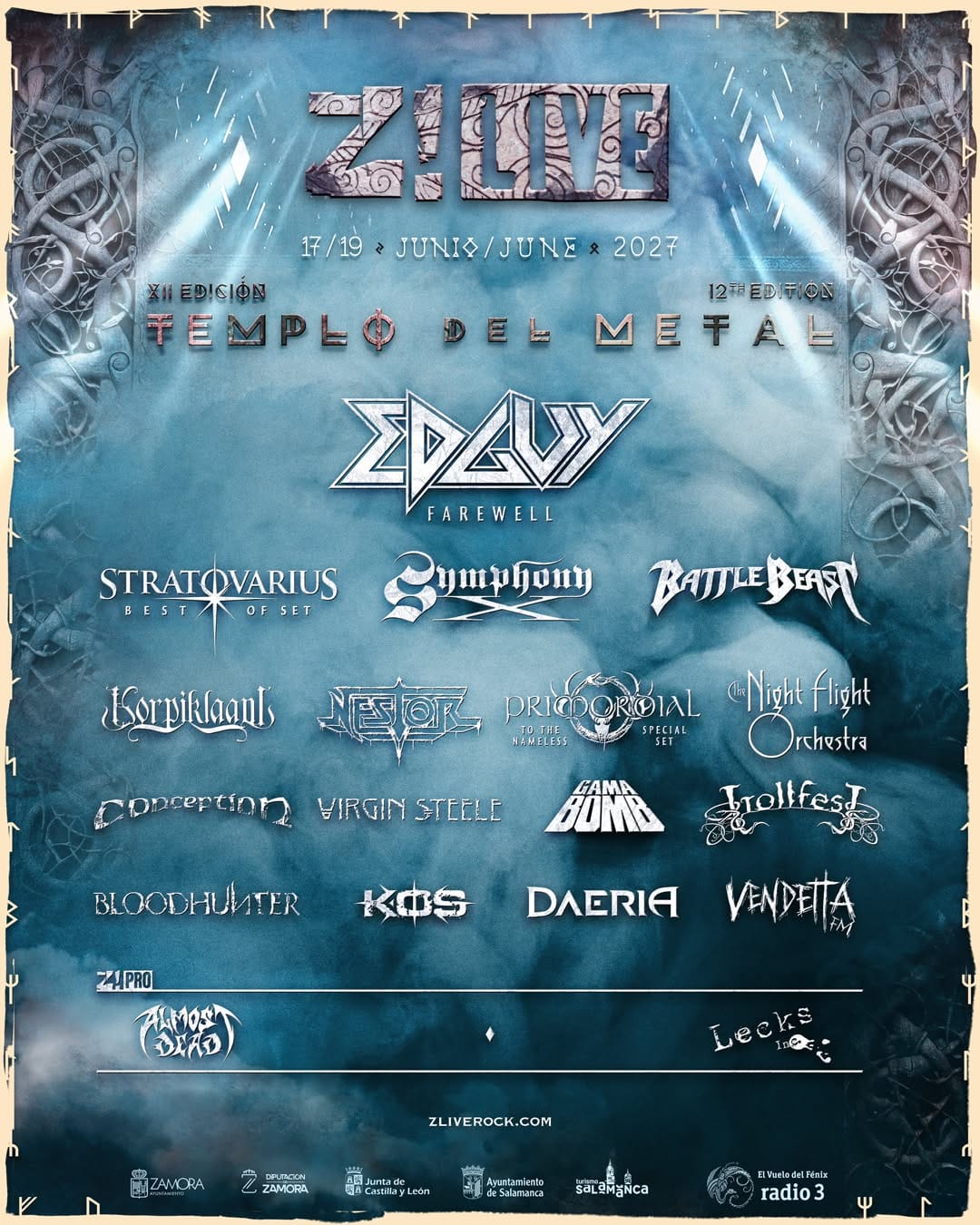 Cartel Z! Live 2027 avance