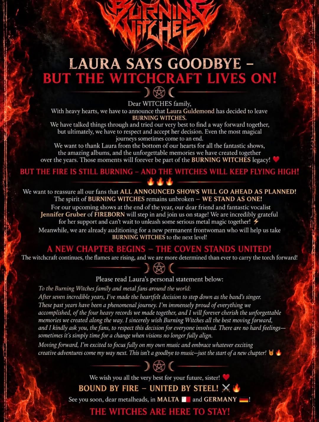 Laura Burning Witches