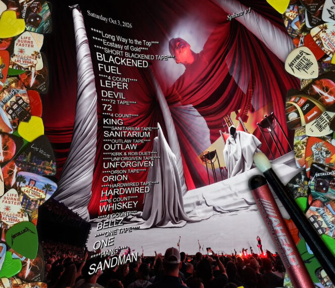 Setlist de Metallica en el Sphere de Las Vegas