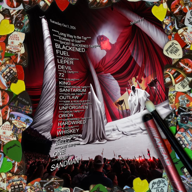 Setlist de Metallica en el Sphere de Las Vegas