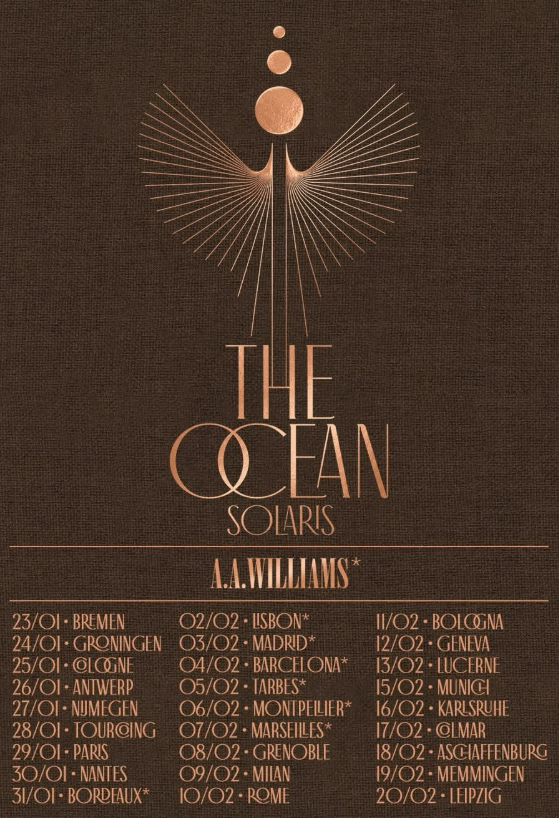 The Ocean, con A.A. Williams, en Madrid y Barcelona
